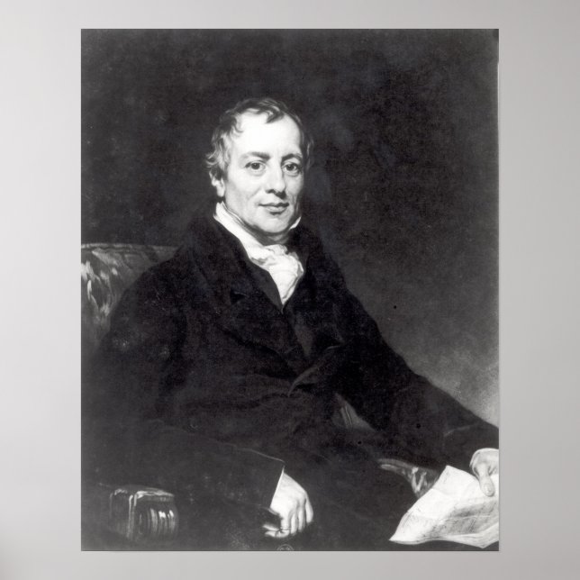 Portrait von David Ricardo Poster (Vorne)
