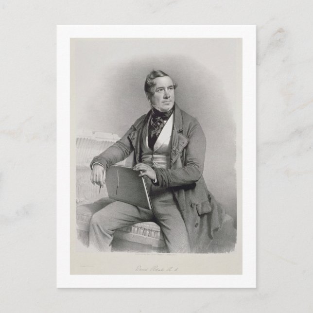 Portrait von David Roberts (1796-1864), Frontispie Postkarte (Vorderseite)