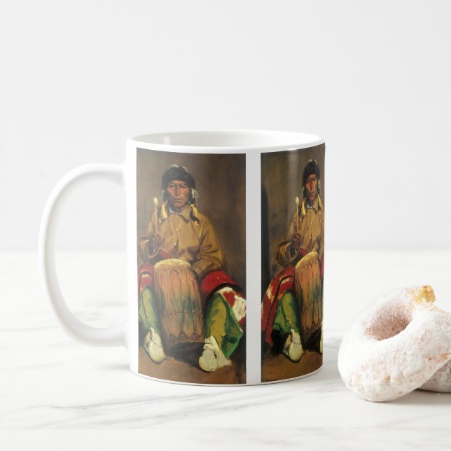 Portrait von Dieguito Roybal von Robert Henri Kaffeetasse (Mit Donut)