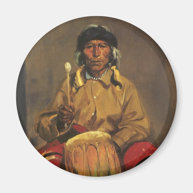 Portrait von Dieguito Roybal von Robert Henri Magnet (Vorne)