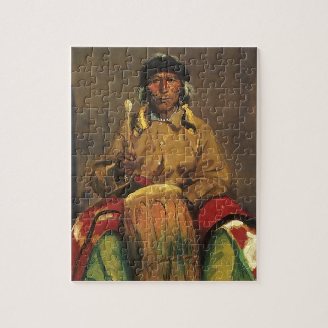 Portrait von Dieguito Roybal von Robert Henri Puzzle (Vertikal)