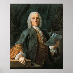Portrait von Domenico Scarlatti Poster