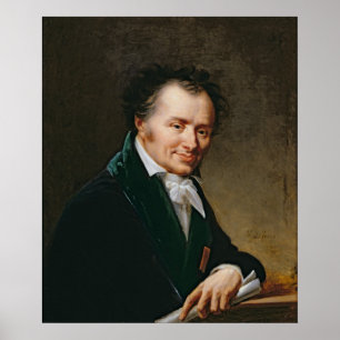 Portrait von Dominique Vivant Baron Denon, 1808 Poster