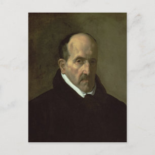 Portrait von Don Luis de Gongora y Argote 1622 Postkarte