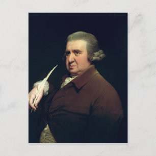 Portrait von Dr. Erasmus Darwin Postkarte