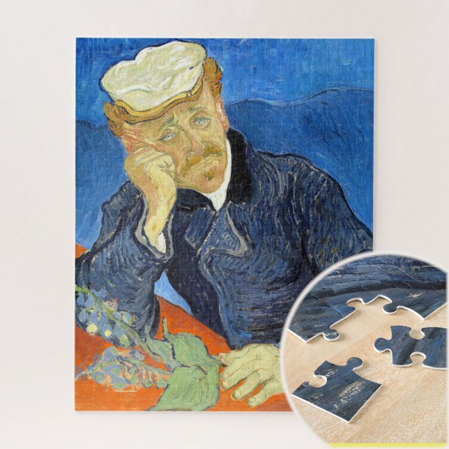 Portrait von Dr. Gachet von Vincent Van Gogh Puzzle (Von Creator hochgeladen)