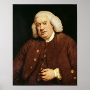 Portrait von Dr. Samuel Johnson Poster