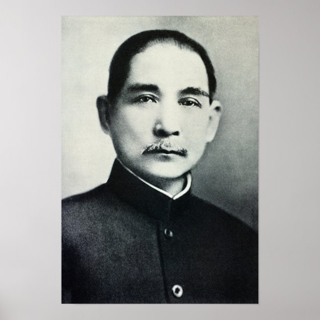 Portrait von Dr. Sun Yat-Sen Poster (Vorne)