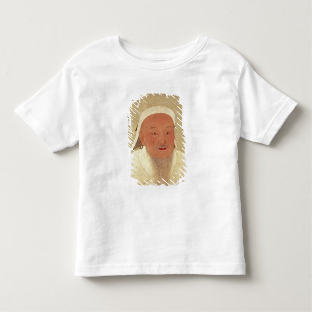 Portrait von Dschingis Khan, Mongol Khan Kleinkind T-shirt (Vorderseite)
