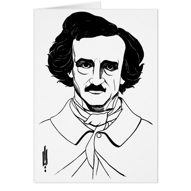 Portrait von Edgar Allan Poe (Vorne)