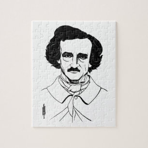 Portrait von Edgar Allan Poe Puzzle