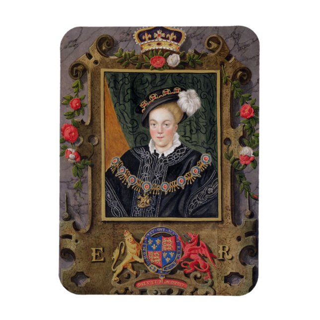 Portrait von Edward VI (1537-53) King of England,  Magnet (Vertikal)