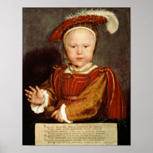 Portrait von Edward VI als Kind, c.1538 Poster