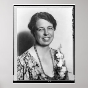 Portrait von Eleanor Roosevelt Poster