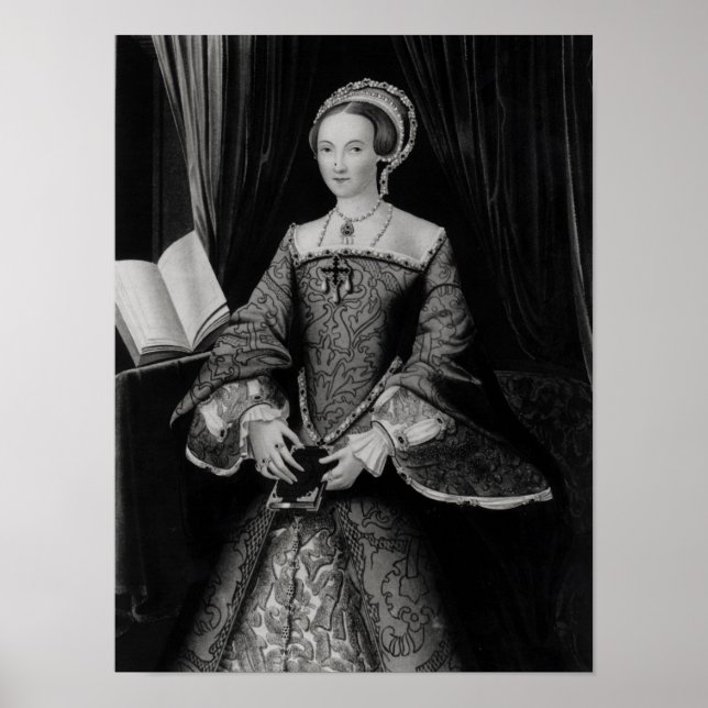 Portrait von Elisabeth I., 1546, Prinzessin Poster (Vorne)