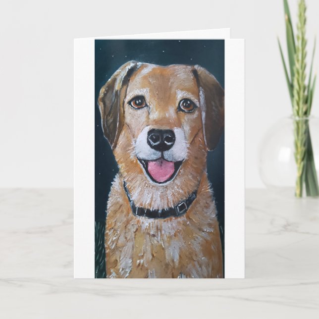 Portrait von Engué Painting von Alfred Fox Karte (Vorderseite)