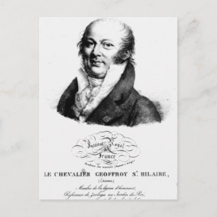 Portrait von Etienne Geoffroy Saint-Hilaire Postkarte