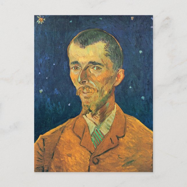 Portrait von Eugene Boch, Van Gogh Fine Art Postkarte (Vorderseite)