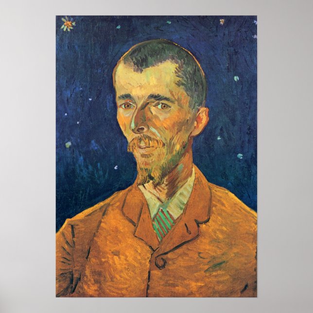 Portrait von Eugene Boch von Vincent van Gogh Poster (Vorne)