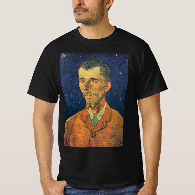 Portrait von Eugene Boch von Vincent van Gogh T-Shirt (Vorderseite)