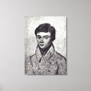 Portrait von Evariste Galois Leinwanddruck