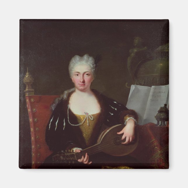 Portrait von Faustina Bordoni, Händels Sänger Magnet (Vorne)