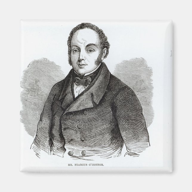 Portrait von Feargus O'Connor Magnet (Vorne)