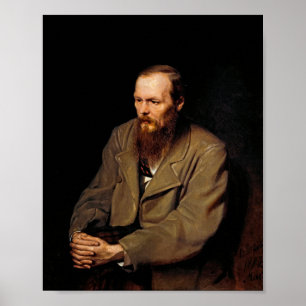 Portrait von Fedor Dostojewski von Wassily Perov Poster