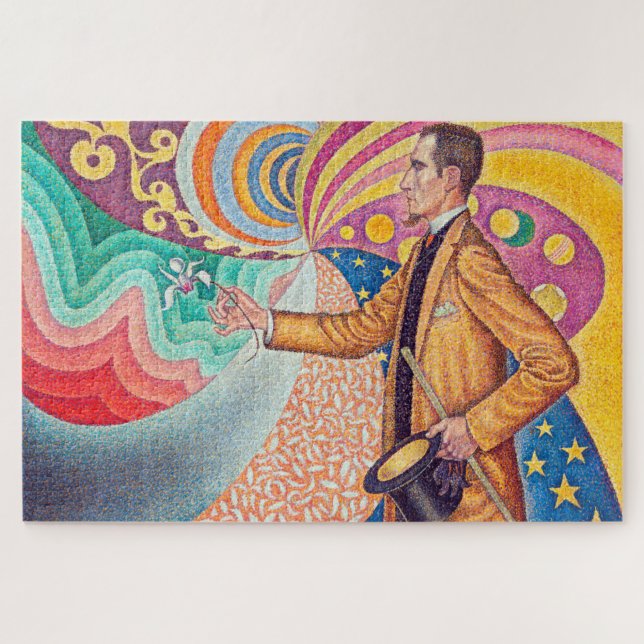 Portrait von Felix Feneon, Signac Puzzle (Horizontal)