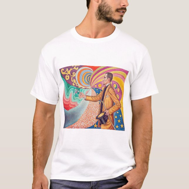 Portrait von Felix Feneon, Signac T-Shirt (Vorderseite)