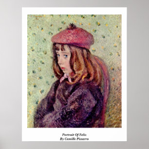 Portrait von Felix von Camille Pissarro Poster