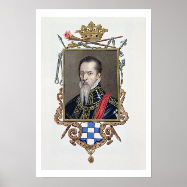 Portrait von Ferdinand Alvarez de Toledo Herzog vo Poster (Vorne)