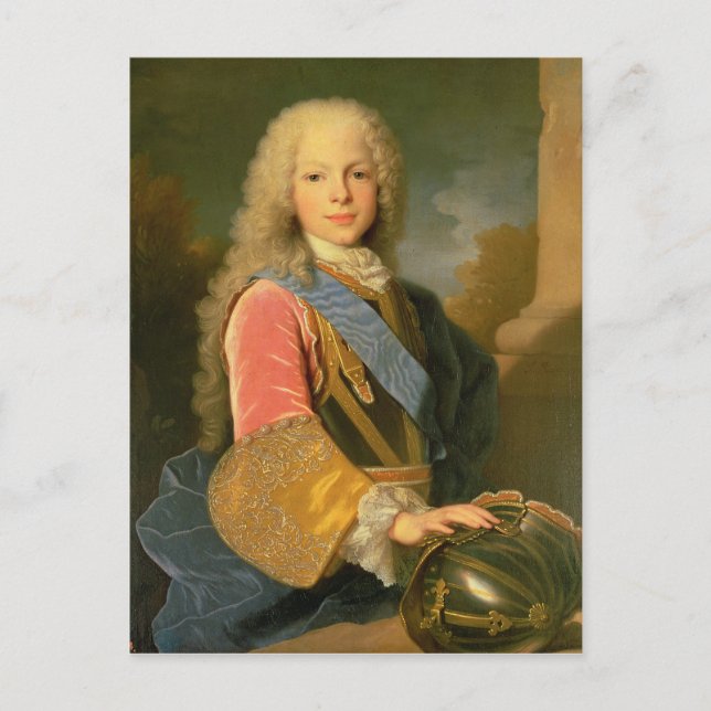 Portrait von Ferdinand de Bourbon Postkarte (Vorderseite)