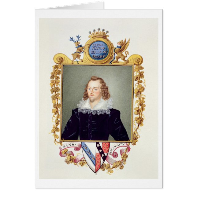 Portrait von Ferdinando Stanley (1559-94) 5th Earl (Vorne)