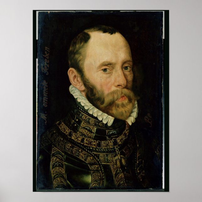 Portrait von Filips van Montmorency Poster (Vorne)