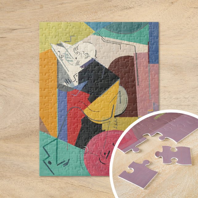Portrait von Florent Schmitt | Albert Gleizes Puzzle (Von Creator hochgeladen)