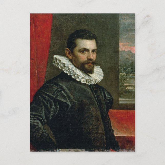 Portrait von Francesco Bassano Postkarte (Vorderseite)