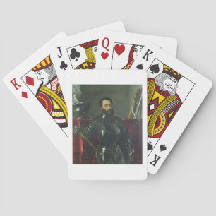 Portrait von Francesco Maria Della Rovere, Herzog  Spielkarten