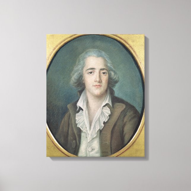 Portrait von Francois Rene Vicomte de 2 Leinwanddruck (Vorderseite)