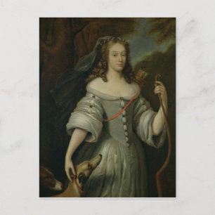Portrait von Francoise Louise de la Baume Postkarte