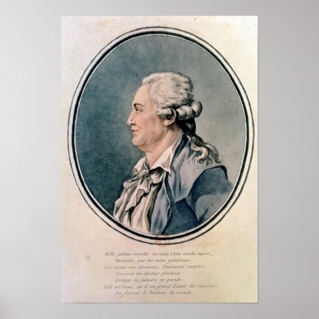 Portrait von Franz Anton Mesmer Poster (Vorne)