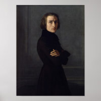 Portrait von Franz Liszt 1839
