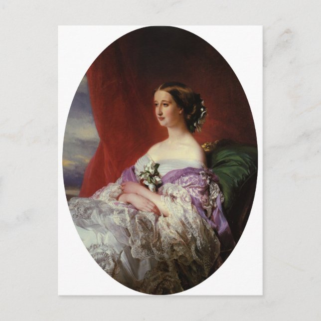 Portrait von Franz Xaver Winterhalter Postkarte (Vorderseite)