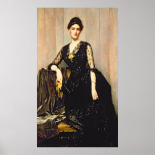 Portrait von Frau Agnes Williamson Poster