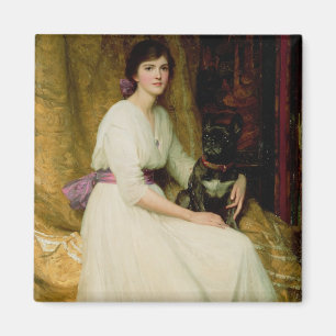 Portrait von Frau Dorothy Dicksee Magnet