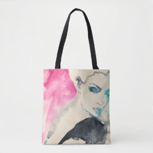 Portrait von Frauen: Aquarellbilder