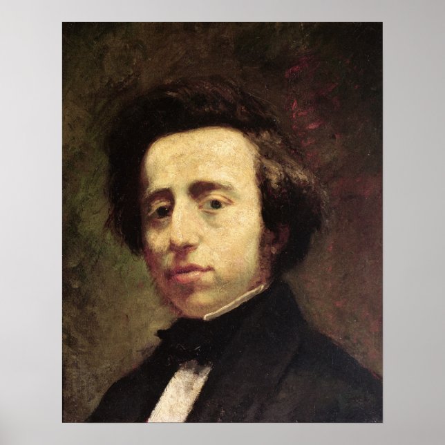 Portrait von Frederic Chopin 2 Poster (Vorne)