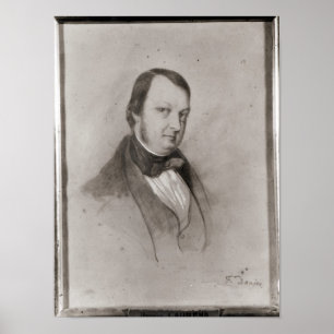 Portrait von Frederic Chopin Poster