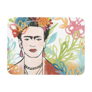 Portrait von Frida Kahlo Magnet