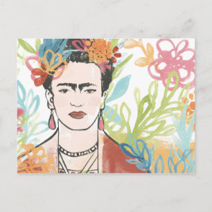 Portrait von Frida Kahlo Postkarte